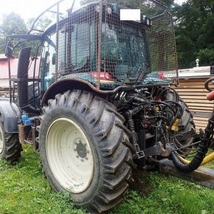 foto forestry 150HP Valtra +trailer with crane (41/30t set